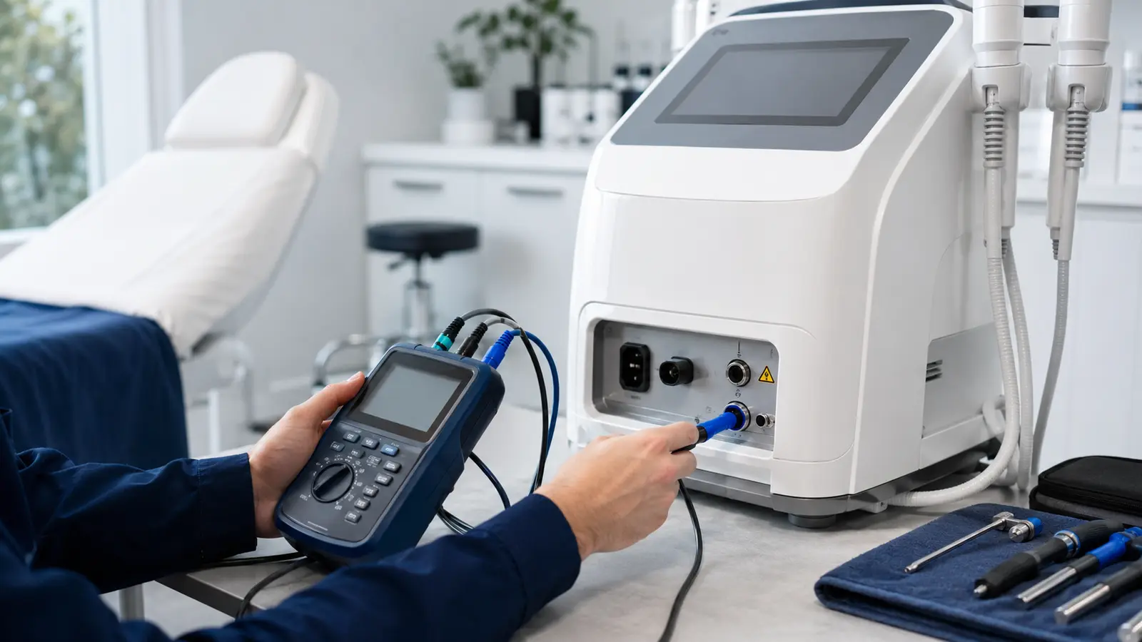 Algemene veiligheidscontrole van professionele apparatuur